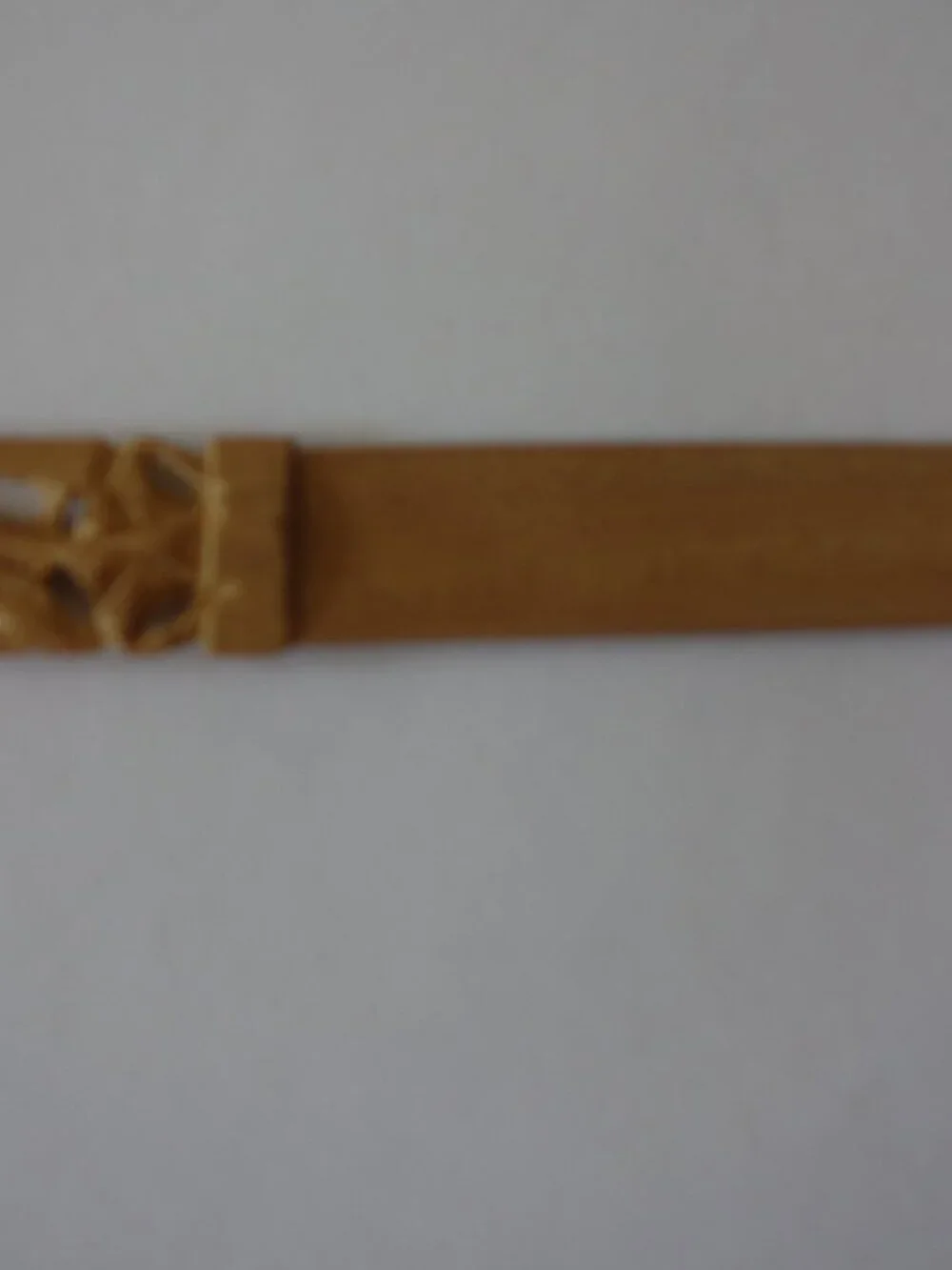 Vintage Carved Women Wooden Letter Opener about 7.25